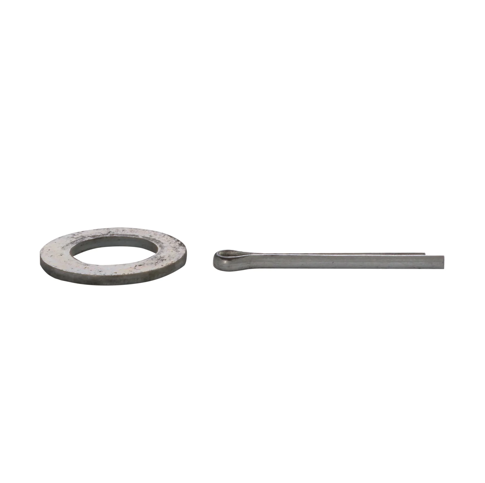 1" Trailer Axle SpIndle with Nut, Washer and Cotter Pin - Image 3