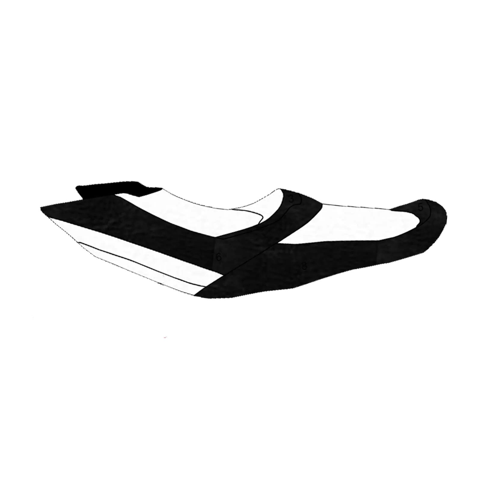 BlackTip Jetsports Seat Cover for Sea-Doo GTX/LTD iS/GTX is 155/215 2009-2015 - Image 3