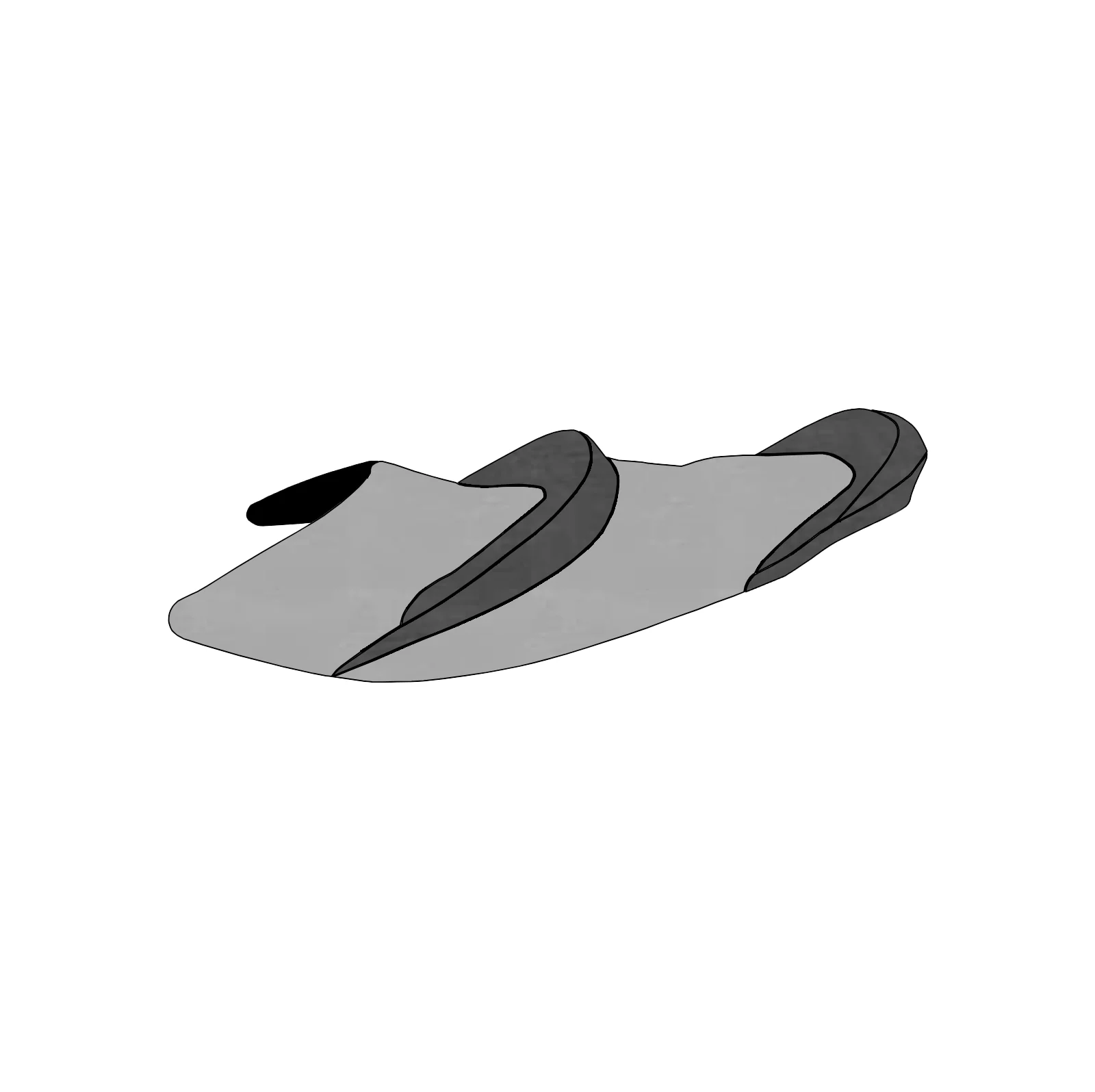 BlackTip Jetsports Seat Cover for Yamaha VX Cruiser 2010-2014 - Image 2