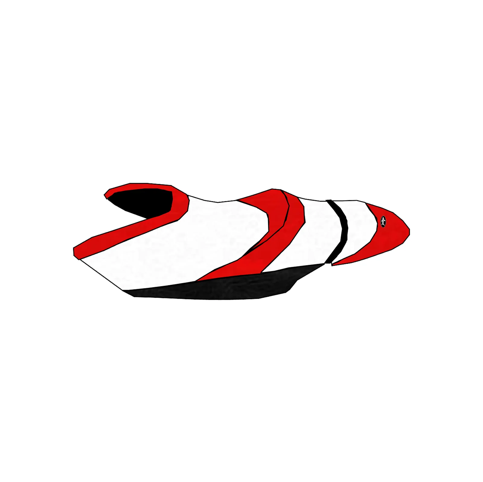 BlackTip Jetsports Seat Cover for Yamaha WaveRunner FZR 2012-2016 - Image 3