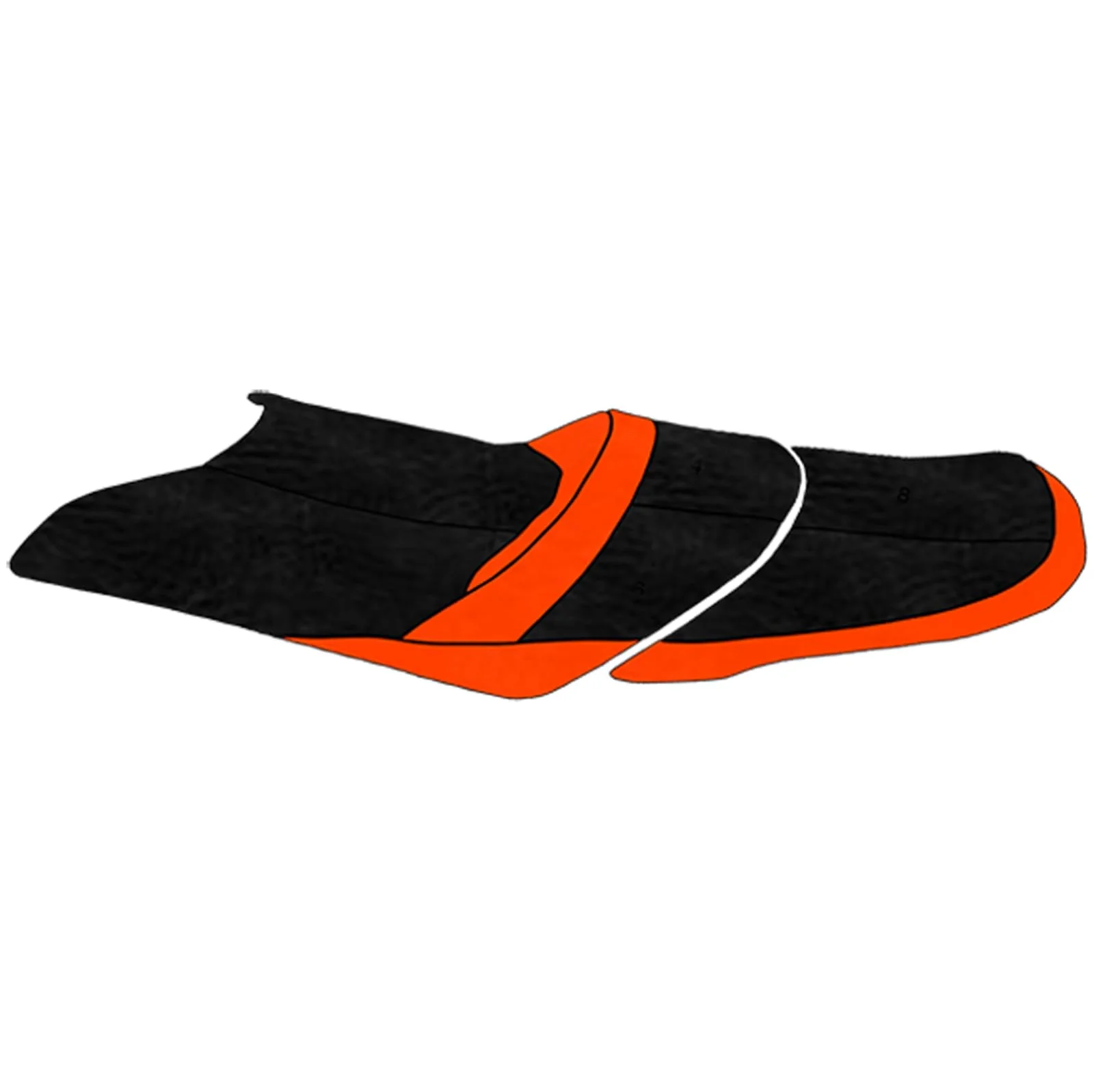 BlackTip Jetsports Seat Cover for Yamaha GP1800 VXR 2015-2020 - Image 3