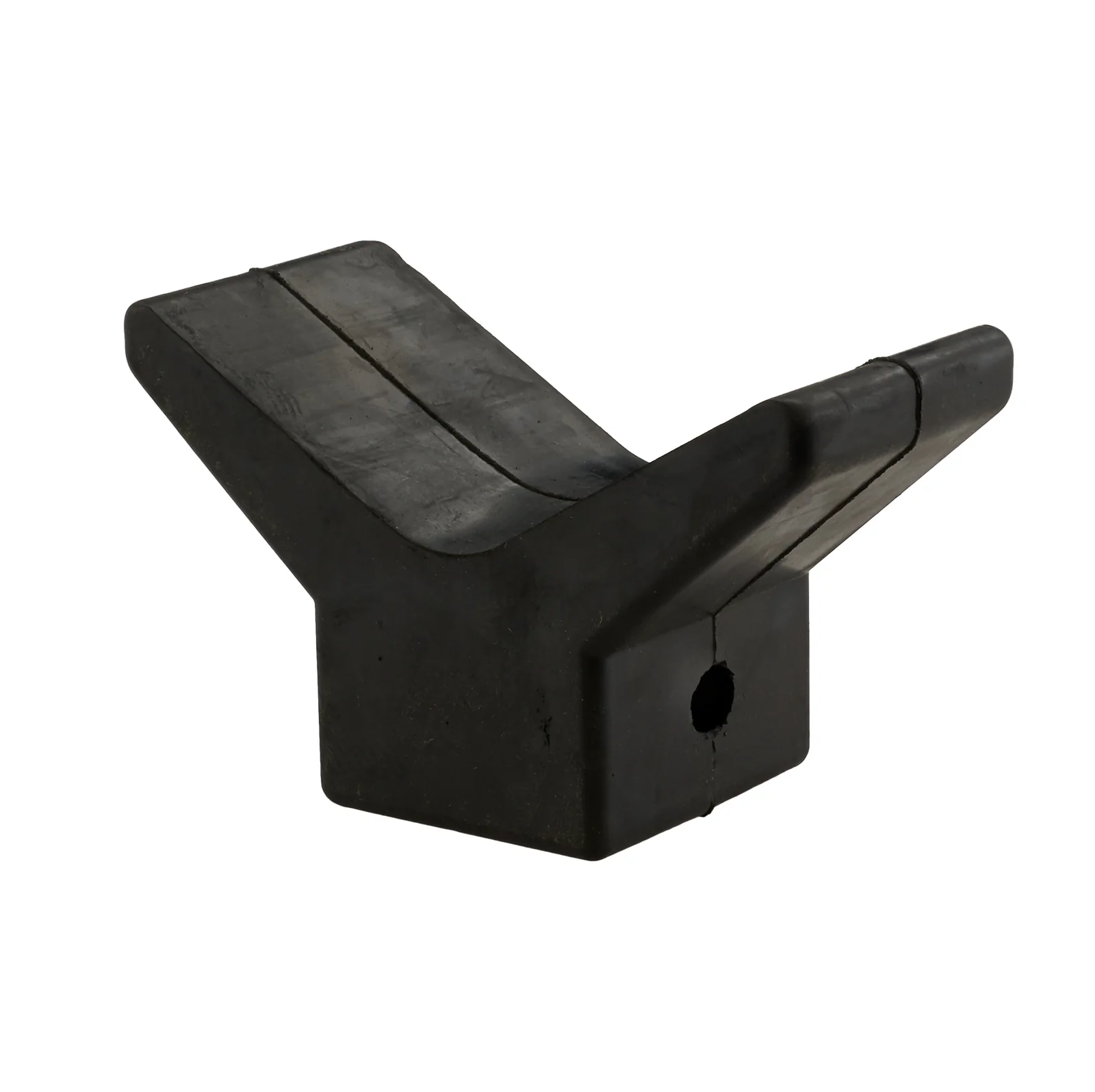 3 Inch Rubber Bow Stop with 1/2 inch Shaft for Boat Trailer Shaft Y style - Image 2