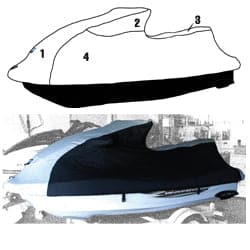 Custom Storage cover for Yamaha XL 1200 Ltd./XLT 1200/XL 800 1999-2005