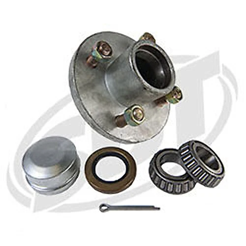 Trailer Hub Kit 4-Bolt hub with 1” Bearing Size - Image 6