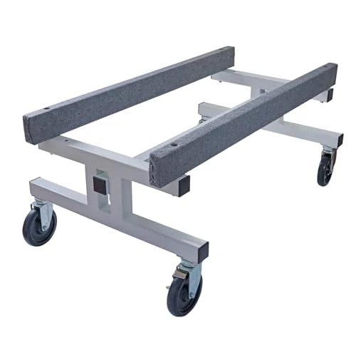 Pwc Reinforced Shop Cart Trailer Height 19 inches, Adjustable Bunks 14 or 20 - Image 2