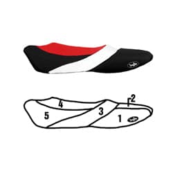 BlackTip Jetsports Custom Seat Cover for Kawasaki 06-08 STX 12F/06-18 STX 15F