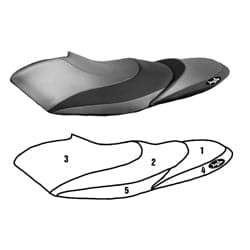BlackTip Jetsports Custom Seat Cover for Yamaha FX HO FX SHO 2009-2011